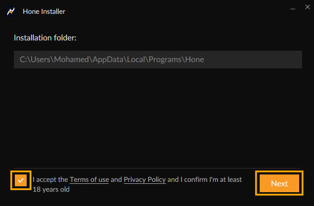 Installation Folder & Terms.png